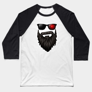 The Bearded Geeks Podcast Logo Baseball T-Shirt